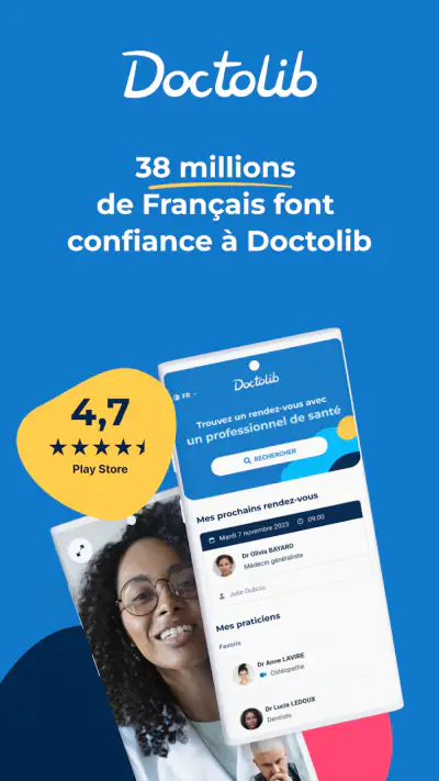 Doctolib - Compagnon de santé screenshot 1