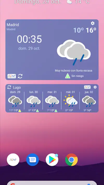 Aemet: météo et radar Espagne screenshot 1