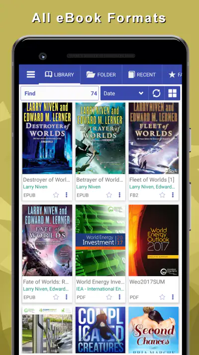 EPUB Read pour tous les livres screenshot 1