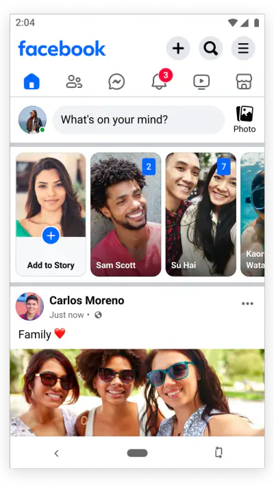 Facebook Lite screenshot 1