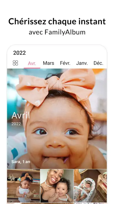 FamilyAlbum: Photos en famille screenshot 1