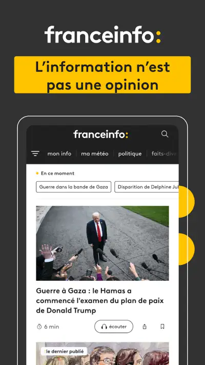 franceinfo: actualités et info screenshot 1