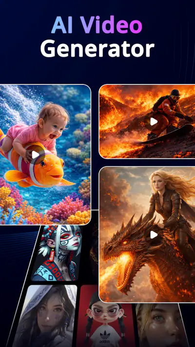 Générateur Vidéo IA 3D screenshot 1