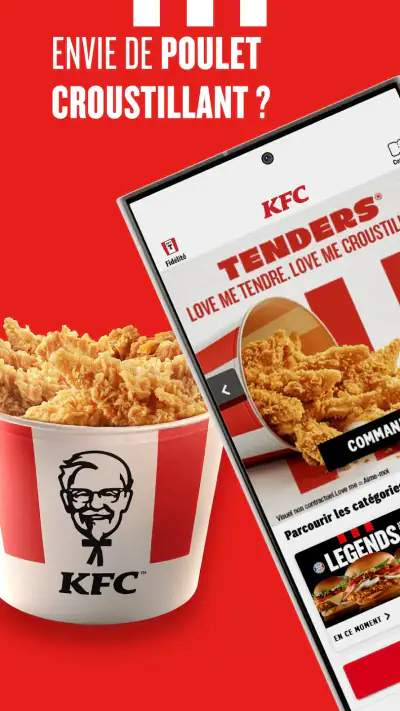 KFC France : Poulet & Burger screenshot 1