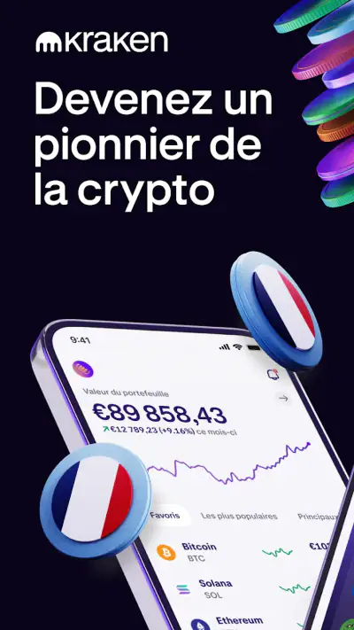 Kraken: Achat Crypto & Bitcoin screenshot 1