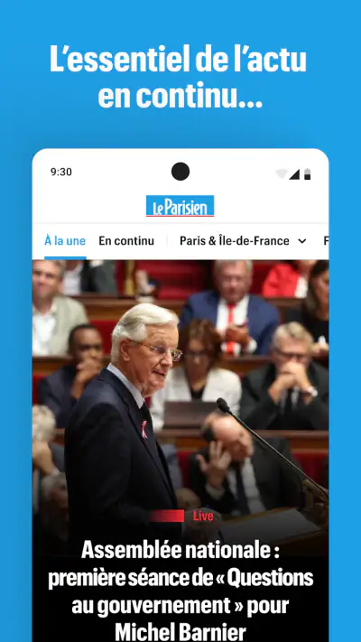Le Parisien : l’info en direct screenshot 1
