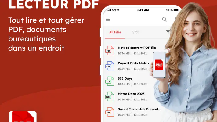 Lecteur PDF, Lire Doc & PDF screenshot 1