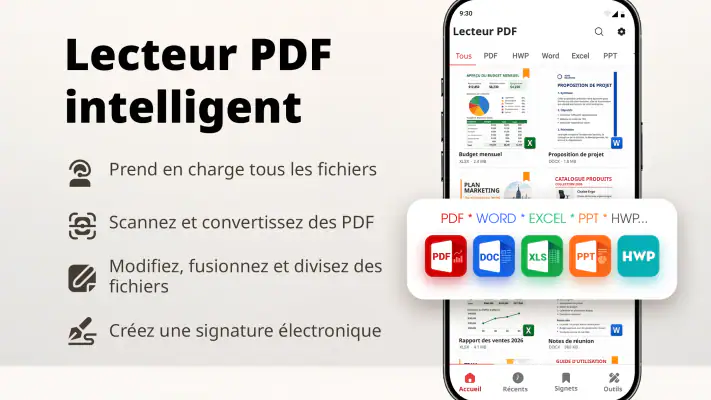 Lecteur PDF - PDF, DOCX, XLSX screenshot 1