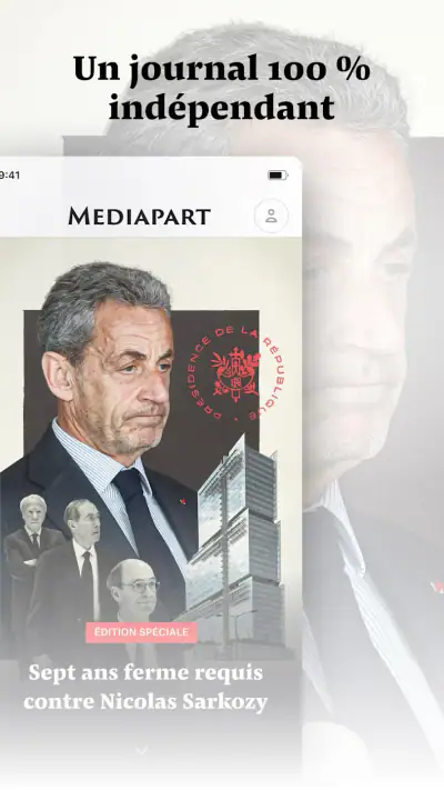 Mediapart, journal indépendant screenshot 1