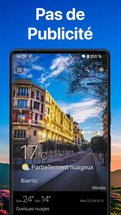 Météo & Widget - Weawow screenshot 1