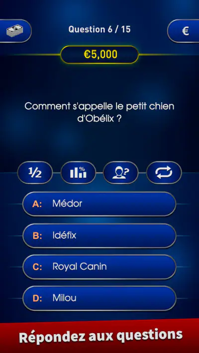 Millionnaire Quizz 2026 screenshot 1