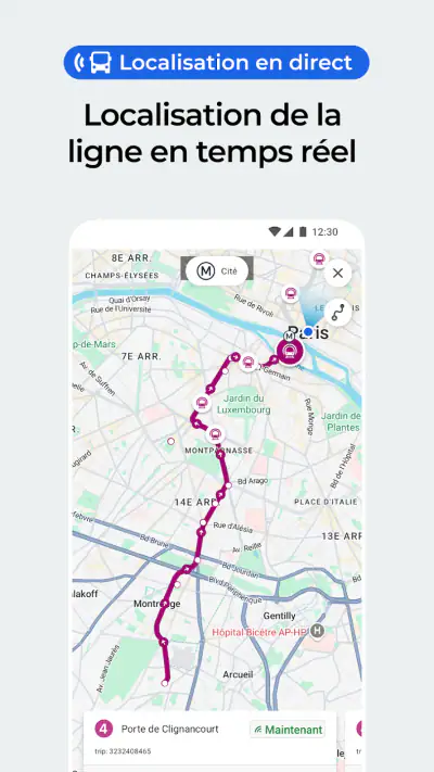Moovit: Horaires Bus & Trains screenshot 1