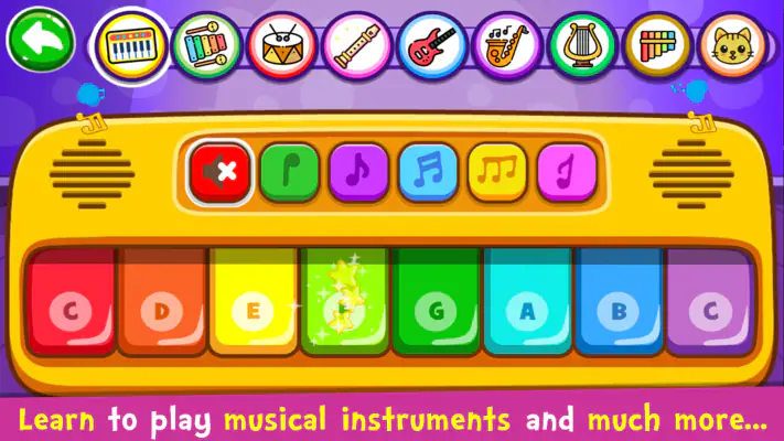 Piano enfants Musique Chansons screenshot 1