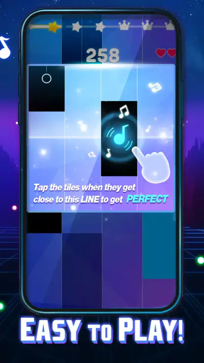Piano Pink Music:Jeu de rythme screenshot 1