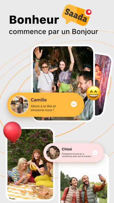 Saada : Chat vocal en direct screenshot 1