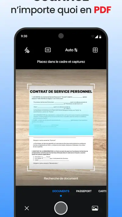 Scanner App : numérisez en PDF screenshot 1