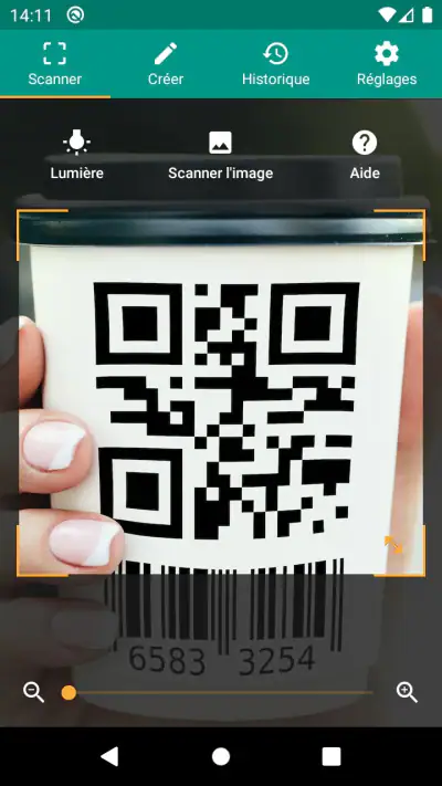 Scanner QR et code-barres screenshot 1
