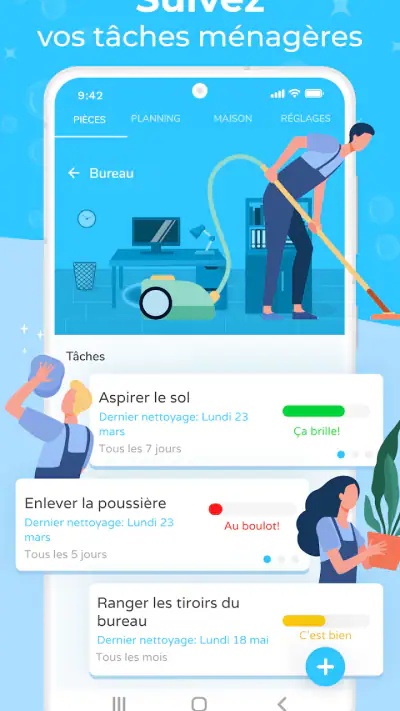 Sweepy: Planning de ménage screenshot 1