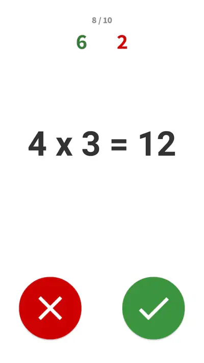 Table de multiplication - Math screenshot 1