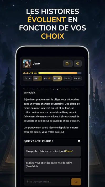 Tales RPG : Aventure IA screenshot 1
