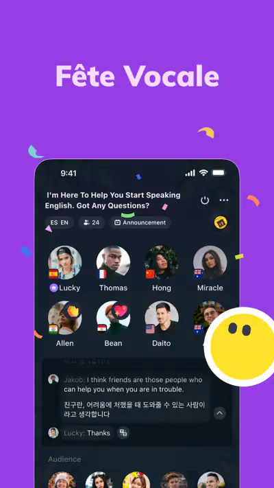 Talkin : Amis Mondiaux & Chat screenshot 1