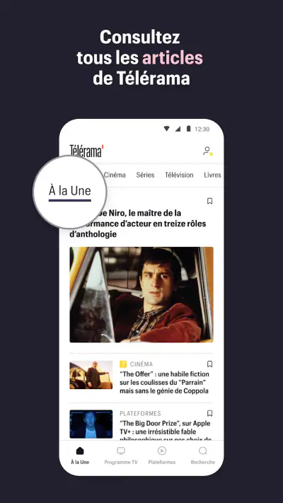 Télérama : culture, tv, cinéma screenshot 1