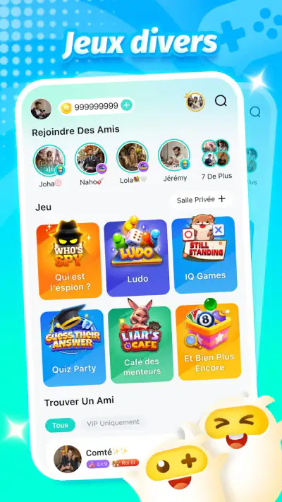 TopTop : Jeux & Chat screenshot 1