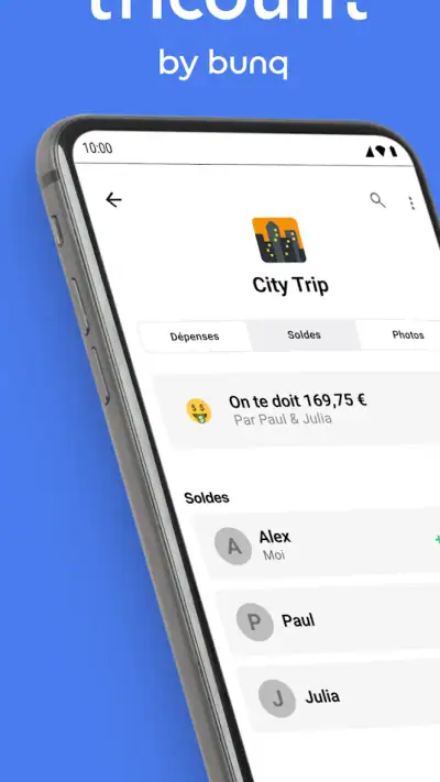 tricount screenshot 1