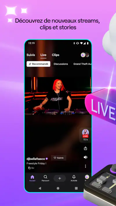 Twitch : streaming en live screenshot 1