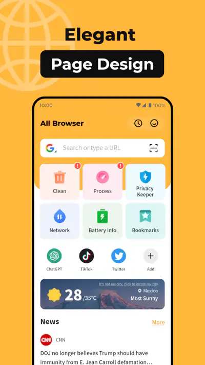 All Browser screenshot 1
