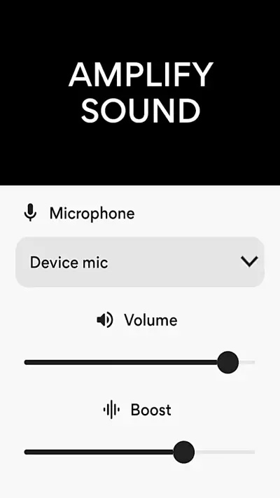 Amplificatore per microfono screenshot 1