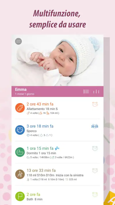 Baby Tracker - Diario bebè screenshot 1