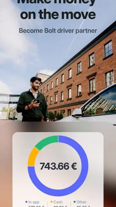Bolt Driver: Drive & Earn screenshot 1