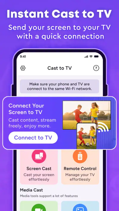 Cast To TV - Screen Mirroring screenshot 1