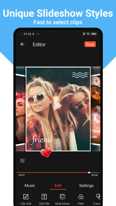 Creatore di video con musica screenshot 1
