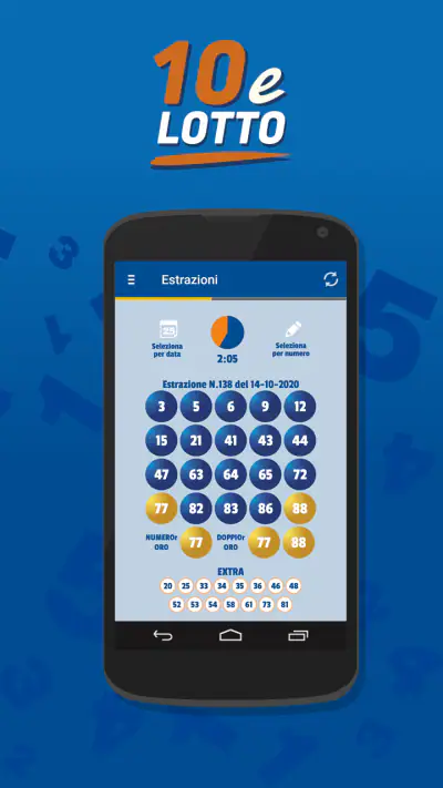 Estrazioni del 10 e lotto screenshot 1