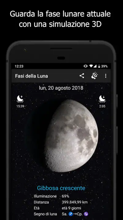 Fasi della Luna screenshot 1
