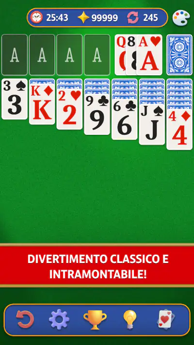 Gioco del Solitario Klondike screenshot 1
