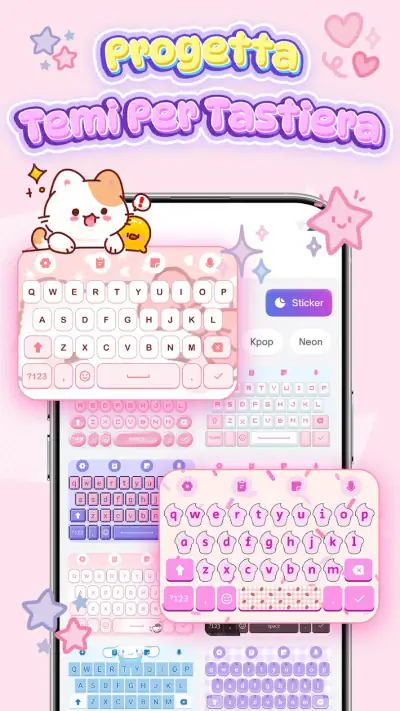 Keyboard Themes: Emoji Fonts screenshot 1