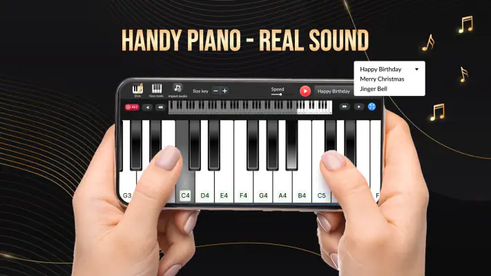 Learn Piano - Real Keyboard screenshot 1