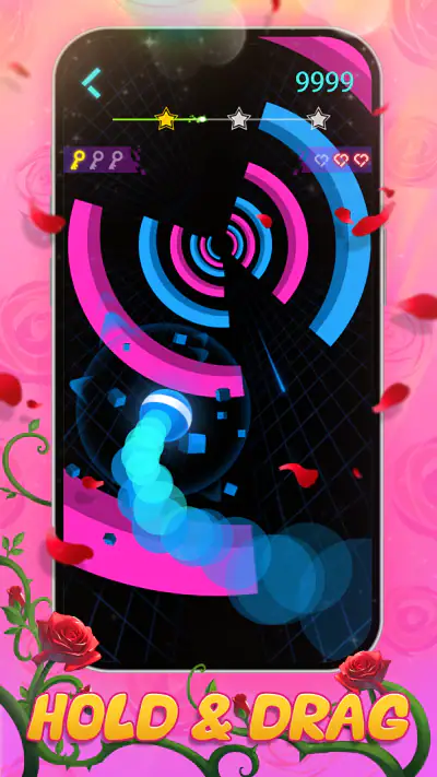 Dream Circles Dash: Music Game screenshot 1