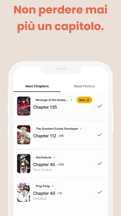 MangaTime - Manga Tracker screenshot 1