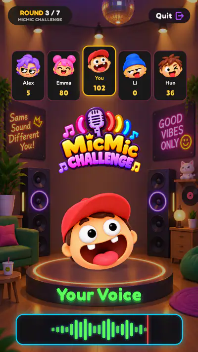Micmic Fun: Voice Challenge screenshot 1
