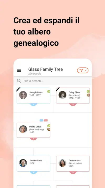 MyHeritage: albero e DNA screenshot 1