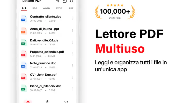 PDF Reader: Lettore PDF screenshot 1