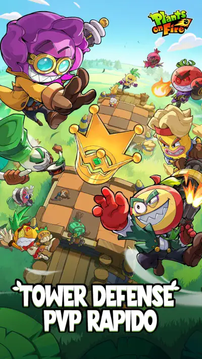 Plants on Fire: Clash & Defend screenshot 1