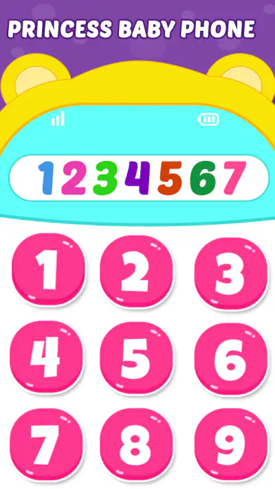 Princess Baby Phone Game screenshot 1