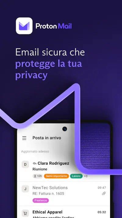 Proton Mail: Email cifrate screenshot 1