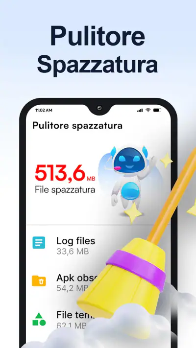 Pulizia Telefono - AI Cleaner screenshot 1