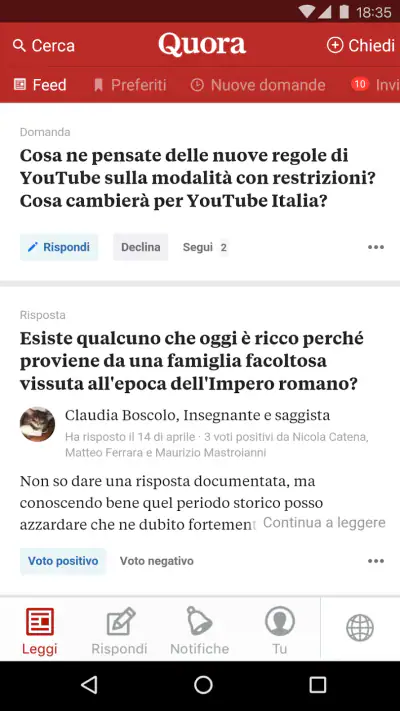 Quora screenshot 1
